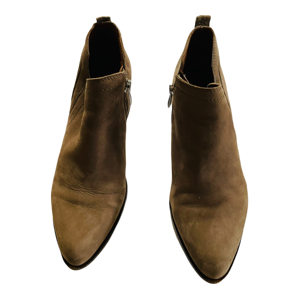 Franco Sarto Laslo Leather Ankle Chelsea Booties - Picture 3 of 9